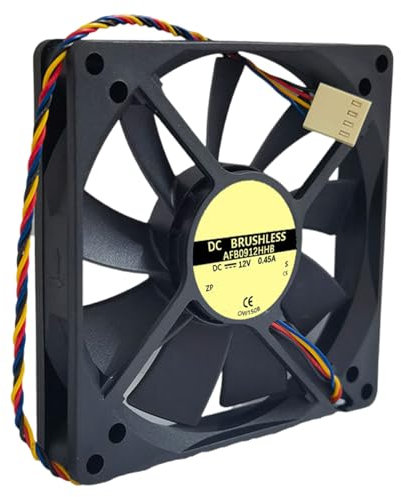 NIHENHAO Ventilador de refrigeración controlado de alta velocidad de 90 mm, 90 mm, 12 V, 0,45 A, para ventilador de refrigeración de carcasa de computadora