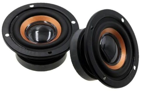 Nubamzy 1 paio di altoparlanti di ricambio, 1 paio di altoparlanti audio woofer da 5 cm, sinistro e destro, parti per giocare e ascoltare musica