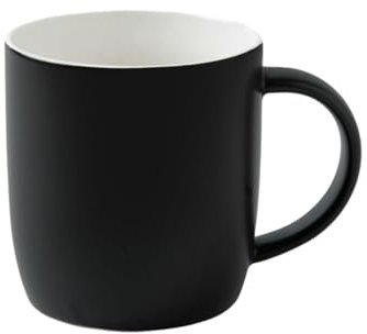 Taza de café de cerámica Dream Creative de 380 ml, negro mate, 301-400 ml
