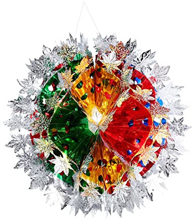 ROMISBABA Hängende Partydekorationen Aus Kunststoff Blumenball Für Dekoration Kreative Hängedekoration Für Zuhause Geschäft Und Restaurant Bunte Blumengirlande Für Festivals