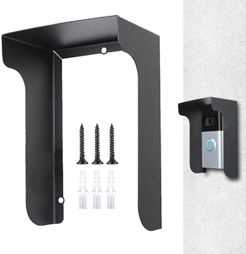 Ring Doorbell Cover - Doorbell Cover Weatherproof - Visual Anti-Glare Precise Long-Lasting Replacement Accessories for Outside Door Holiday