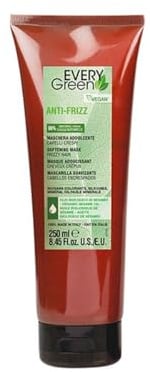 Every Green Antifrizz - Máscara suavizante vegana antiencrespamiento, 250 ml