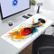 Tapis de Souris Gaming Basket Ball XXL Mouse Pad, Grand Tapis Bureau avec Base Anti-Dérapage, Extended Long Clavier Pad Large Mousepad pour PC Gamer et Le Bureau 1500x800x3 mm
