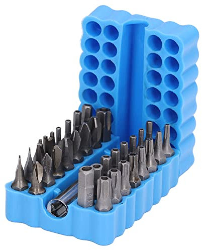 ENSEMBLE D'OUTILS DE 33 EMBOUTS DE TOURNEVIS DE SECURITE A QUEUE HEXAGONALE 1/4 POUCES POUR MAINTENANCE ET REPARATION APPROPRIE POUR AUTOMOBILE, INFORMATIQUE