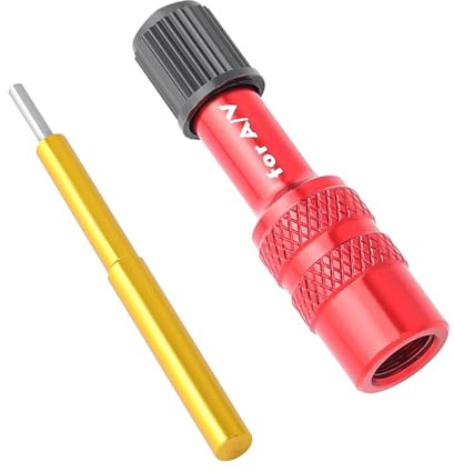 Generisch Bicycle Fork Adapter, Bicycle Fork Pump Adapter, Extension Converter Nozzle Made of Aluminium Alloy - Bicycle Accessories for Tyre Pump, Suitable for Mountain Bike, Road Bike