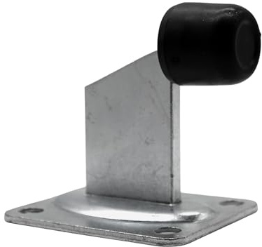 DOJA Barcelona Torstopper mit Gummipuffer - 110x80x95mm - Verzinkter Stahl, Einfache Montage für Zuverlässigen Türstopper Einsatz; Effizienter Schutz durch Türpuffer; Optimal als Bodenstopper
