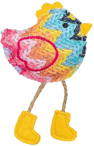 Trixie weiches Katzenspielzeug Huhn, Plüschtier für Katzen – 11 cm | Weiches Spielzeug zum Spielen und Toben – fördert den Spieltrieb und sorgt für abwechslungsreiche Beschäftigung