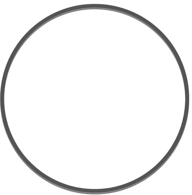 Quadratischer Gummiriemen, 1,2 mm Dicke, 19 mm-100 mm, gefaltete Größenoption für quadratische Tonband-Rekorder und -Spieler, hochelastischer Gummigurt