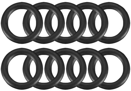 Mandouer 10 Stück Nitrilkautschuk O-Ringe, 23mm AD x 18mm ID x 2,5mm Breite | Metrische NBR Dichtungsringe, öl- und kraftstoffbeständig, für Auto, Hydraulik und Pumpen