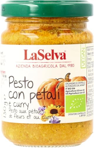 Pesto mit Curry und Blüten - Kürbis Würzpaste 1 x 130 g