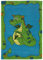 Wissenbach Kinderteppich Happy Kids - Drache - 120x180cm