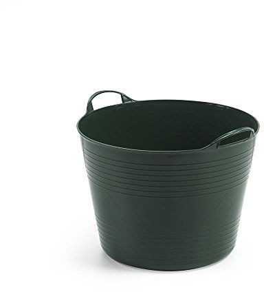 Mehrzweckkorb für 28 Liter mit Füllstandsanzeige, flexibel und strapazierfähig - in verschiedenen Farben (Grün)