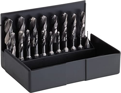 VÖLKEL Spiralbohrer-Bit-Satz I M1- M10 in 0,5 mm-Stufen I HSS-G I mit 6,4 mm Sechskantschaft