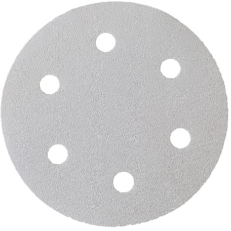 Eibenstock Schleifpapier P24 (Halbedelkorund, 6-fach gelocht, Klett), Ø 225 mm, 10Stück/Pack 10 Stk