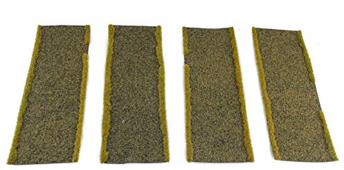 War World Gaming Schotter-Straße Gerade Abschnitte - 28mm Tabletop Spiele Gelände Modellbau Modell Diorama