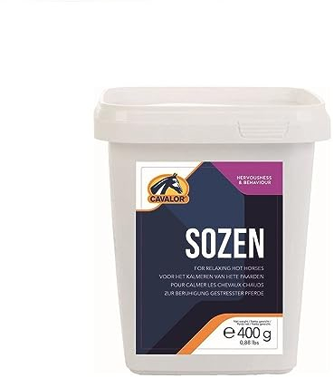 Cavalor SoZen 0,4kg Ergänzungsfuttermittel Pulver mit beruhigender Wirkung für Nervosität bei Pferden