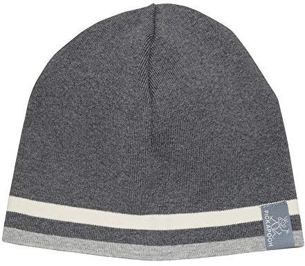 PickaPooh Mütze Theo Bio-Baumwolle, Anthrazit/Natur/Grey Gr. 1 (50-52 cm Kopfumfang)