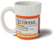 BigMouth Inc. Prescription Bottle Fun Novelty Ceramic Mug with Handle Holds 11oz of Your Favourite Beverage | 12.5cm x 8.5cm x 11cm