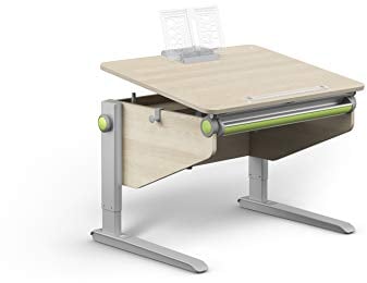 moll Winner Compact Comfort Kinderschreibtisch höhenverstellbar | mitwachsend & ergonomisch mit neigbarer Tischplatte & gerundeten Ecken | Schreibtisch ideal für Schulkinder | Made in Germany