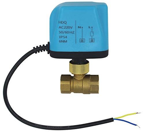 2 Drähte - 2 wege kugelhahn elektrisch 220v stromlos offen Umschaltventil absperrhahn elektrisch - motorkugelhahn 1/2 3/4 1 1-1/4 1-1/2 2 zoll (DN32-1-1/4 zoll)