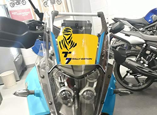 labelbike - 3D Aufkleber zur Motorrad Dekoration und zum Schutz des Nummernschilds kompatibel mit Yamaha Tenere 700 Rally Edition ab 2022