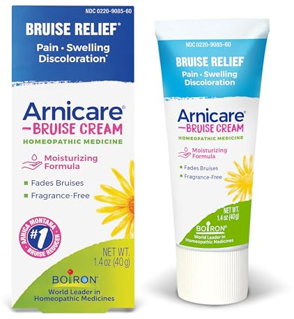 Boiron Arnicare Bruise Cream for Pain Relief from Bruising and Swelling or Discoloration from Injury - 1.4 oz