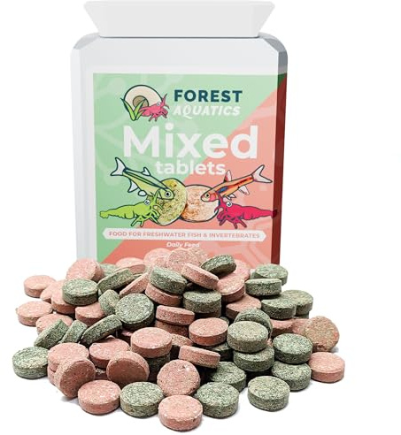 Forest Aquatics Mixed Fish Food Tablets For Aquarium Fish & Bottom Feeders 80g