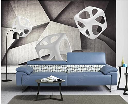 Benutzerdefinierte Wandbild 3D Fototapete Raum Dreidimensionaler Würfel 3D-Hintergrundwand-300Cmx210Cm