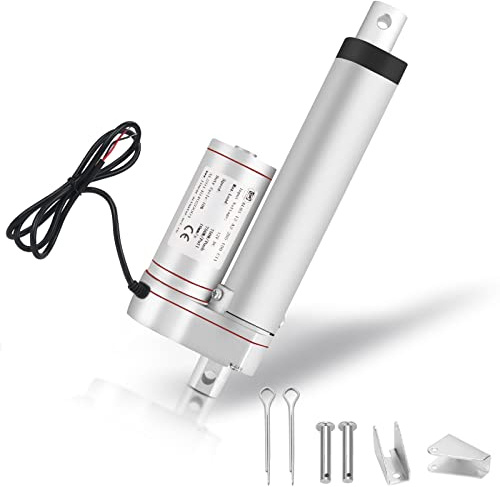Sonnewelt Linearantrieb 12V 50mm Hub max 1500N Linearmotor 12V DC,Linearaktuator fürelektronische,Medizinische,Elektrische Türöffner und Automatisierungsanwendungen DIY Auto Möbel Lifting