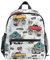CHIFIGNO Kinderrucksäcke für Mädchen Jungen, lustiger Vorschultasche, niedlicher Rucksack für Kindergarten, Grundschule, mit Brustgurt, Bunte Cartoon Monster Trucks, Medium, Reiserucksäcke