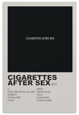 diDIdo Cigarettess Aftersex (34) Poster für Wandposter für Zimmer, ästhetische Raumdekoration, Teenagerzimmerdekoration für Mädchen, Wanddekoration, 20 x 30 cm