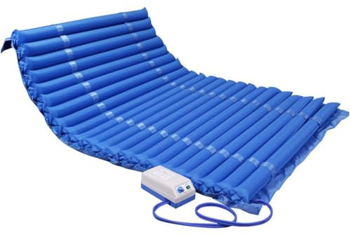 GEDRACKPMYN Materasso antidecubito, Materasso a Pressione d'Aria alternata con Pompa, Materasso antidecubito e Materasso ad Aria, Materasso antidecubito,150cm Width
