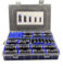 Sileduove 80pcs Quick Push in Connect Air Tube Fitting Kit Straight Push Connectors Plastic Quick Release Connectors Air Line Fittings for Various OD Sizes