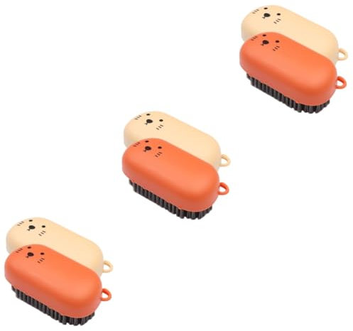 COLLBATH 6pcs Horse Grooming Brush Laundry Shoes Scrub Brush Comfortable Grip for Home Cleaning