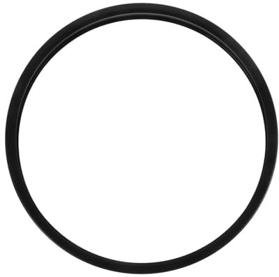 MAGICLULU Wanduhr-Grenze metallrahmen Zubehör für Wanduhren Uhr Ersatzteile Metall-Wanduhr-Teileverkleidung Metalluhrenteile umgeben den Rahmen Uhrrand aus Metall Metallrand Black