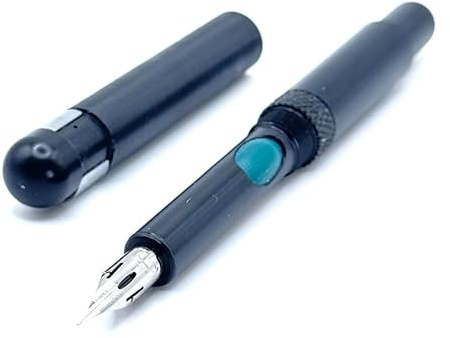 Ackerman Stylo-plume rechargeable pour l'écriture et le dessin | Stylos de calligraphie pour écrire avec pompe pour un contrôle parfait du flux | Idéal pour les artistes : utilisation avec n'importe