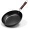 Armorbear Carbon Steel Frying Pan, Pre-Seasoned 11-Inch Cooking Skillet Wooden Handle, PFAS & PFOA-Free, Nitrided Black Fry Pan for Kitchen, Camping, Chef Use