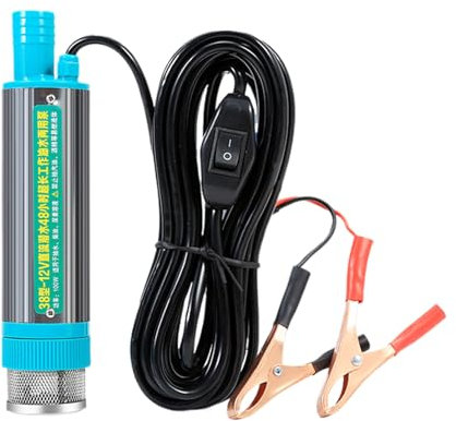 Pompe Elettriche Sommersi, Trasferimento Di Acqua Portatile, Estrattore Liquido Sommergibile, Con Clip Di Alligatori, Sicurezza Per Motivi: 38 Mm, Per Marine, Auto, Barca, Camion, Agricolo