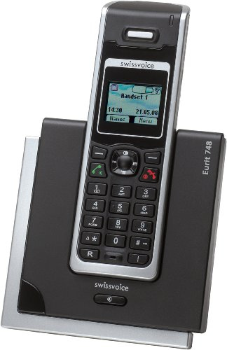 Swissvoice Eurit 748 Schnurloses ISDN-Telefon (DECT) mit optischer Anrufsignalisierung inkl. FullEco-Mode