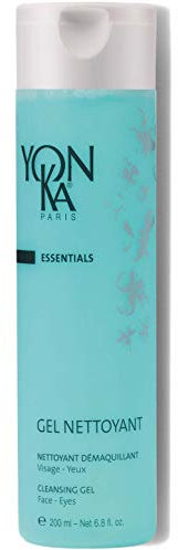 Gel Nettoyant Moussant Yonka 200ml - Visage, Yeux & Lèvres - Démaquille, Nettoie et Purifie - Tous Types de Peaux, Idéal pour les Peaux Mixtes à Grasses - Mousse Fine - 94% d'Ingrédients Naturels