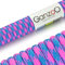 Ganzoo Paracord 550 Seil Magenta-Blau 4mm Schnur Typ 3, Nylon & Polyester, ideal für Basteln von Hundeleine Halsband Armband/Camping Survival und Outdoor 30 Meter Allzweckseil 7 Innenstränge