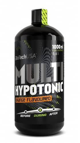 BioTechUSA Multi Hypotonic | Flüssigkonzentrat | Energie und Vitamine während des Trainings wieder auffüllen | Hochglykämische Kohlenhydrate für optimale Leistung | 1000 ml | Zitron
