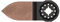 Bosch Accessories 2609256D52 Lame plongeante en concrétion carbure AVZ 32 RT4 32 x 50 mm accessoire Starlock Noir