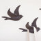 Kalalou CYB1262 Wandhaken aus Gusseisen, fliegender Vogel, dunkelgrau, 16,4 cm L x 9,9 cm B x 1,7 cm H