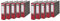 Leitz hochwertiger Ordner 180°, breit | 10er Pack, rot, 1