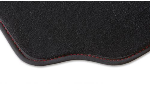 Tapis LAGUNA 3 Coupe, 1 Tapis de coffre GRIS/ROUGE, du 10.07 au ce jour sur mesure. Gamme Tapis GOLD