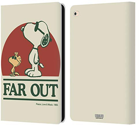 Head Case Designs Licenciado Oficialmente Peanuts Snoopy Woodstock Lejos Woodstock 50º Carcasa de Cuero Tipo Libro Compatible con Apple iPad Air 2 (2014)