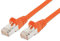 PremiumCord Netzwerkkabel, Ethernet, LAN & Patch Kabel CAT6a, 10Gbit/s, S/FTP PIMF Schirmung, AWG 26/7, 100% Cu, schnell flexibel und robust RJ45 kabel, orange, 3m