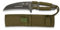 Cuchillo Intrepid Encordado para Caza, Pesca, Camping, Outdoor, Supervivencia y Bushcraft Albainox 32379 + Portabotellas de regalo