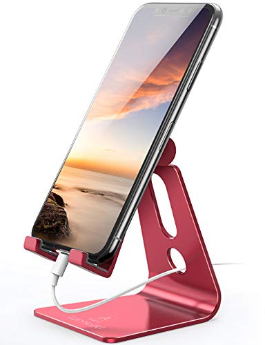Lamicall Handy Ständer, Handy Halterung Verstellbare - Multi-Winkel Handyhalterung, Halter für iPhone 16 15 14 Pro Max Plus, 13 12 Pro Max Mini, 11 Pro, Xs, X, 8, 7 Plus, SE, Samsung S23, Smartphone